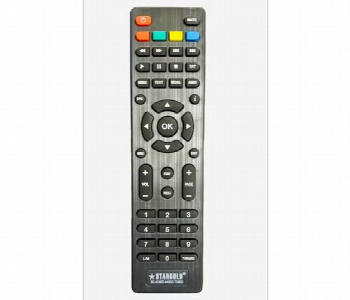 Star Gold Satellite Receiver Remote Control Replacement For Sg640Hd Sg610Hd And Sg730Hd Mini Models - Zoom Image