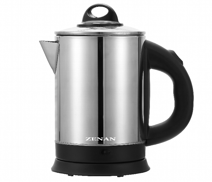 Zenan Electric Kettle 1.8L Stainless Steel 1500W Model Zek 083 1.8B - Zoom Image