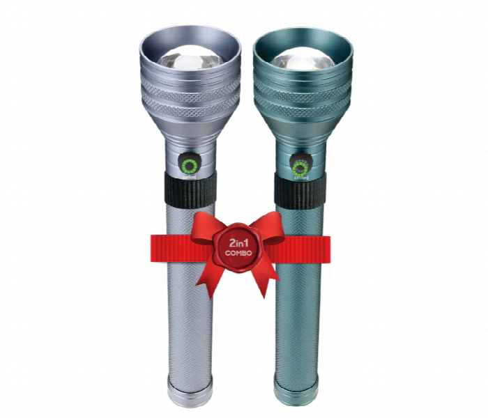 Sanford Sf4701Slc Rechargeable 2Pcs Combo Led Search Light - Zoom Image 2