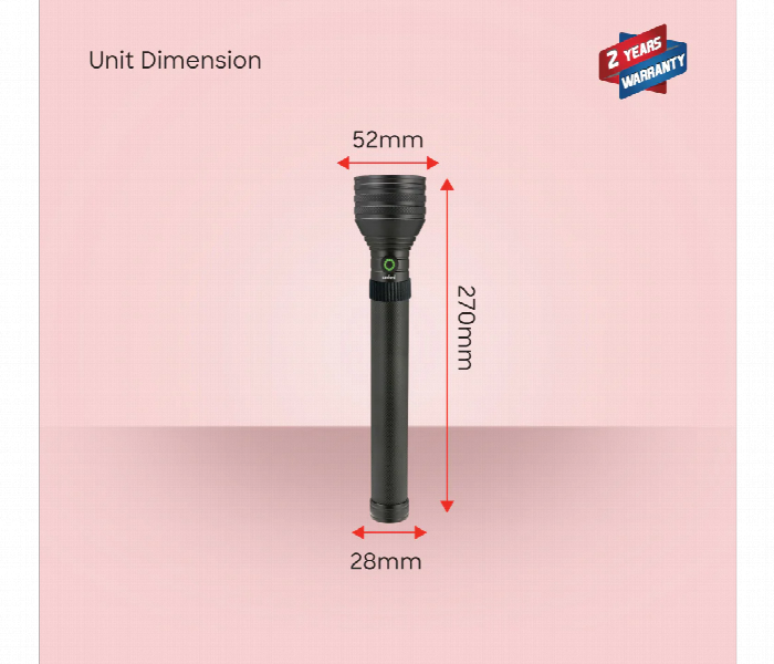 Sanford Sf4701Slc Rechargeable 2Pcs Combo Led Search Light - Zoom Image 9