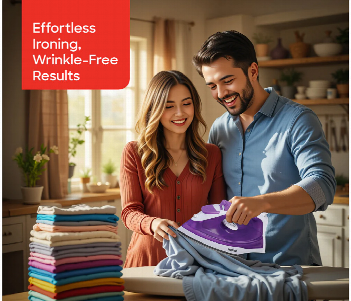 Sanford Sf48Si 2200W Steam Iron With Ceramic Coating And Self Cleaning - Zoom Image 2