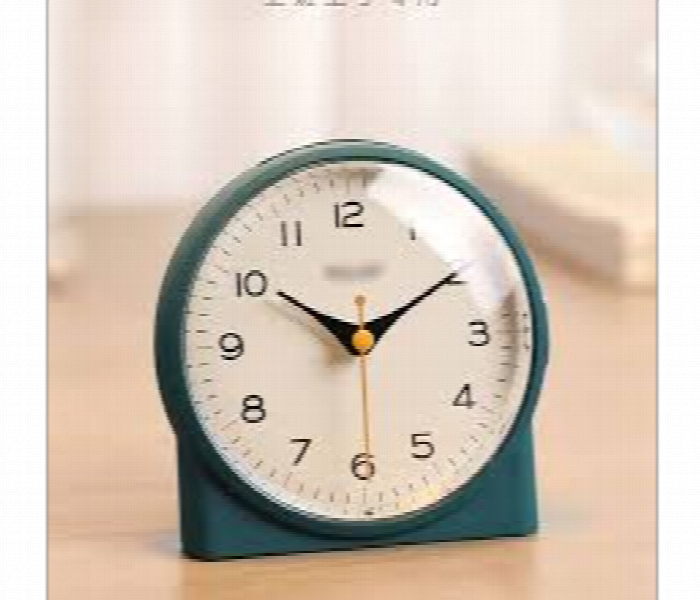 Bedside Silent Small Table Clock Bedroom Desktop Alarm Clock - Zoom Image
