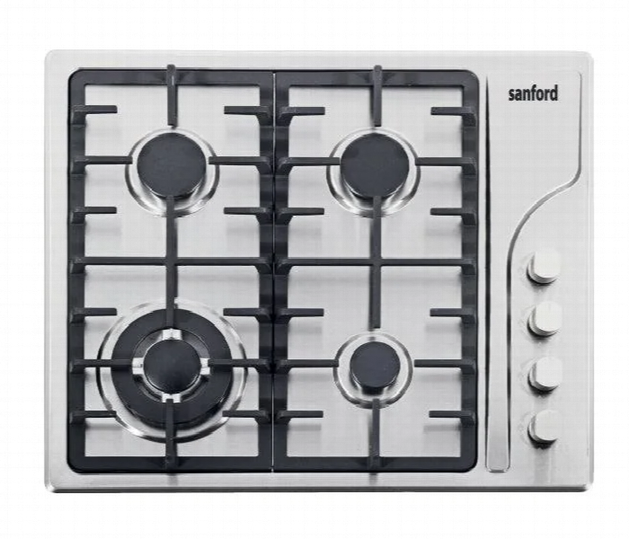 Sanford Sf5455Gh Bs 4 Burner Gas Stove With Auto Ignition And Cast Iron Support - Zoom Image 1