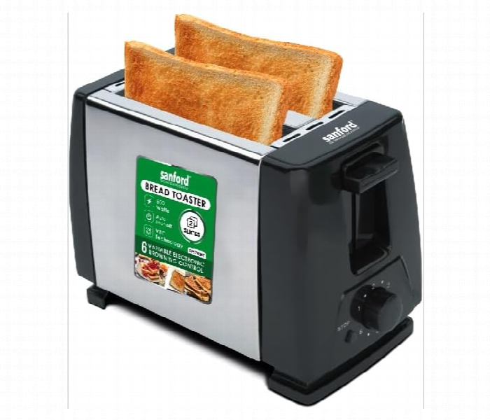 Sanford Sf5743Bt Bs 800W 2 Slice Bread Toaster - Zoom Image 1