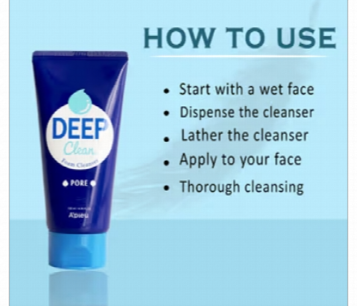 Apieu Deep Clean Foam Cleanser 130Ml - Zoom Image 3