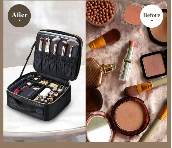 Led Makeup Mirror Handheld Makeup Box - Zoom Image 4
