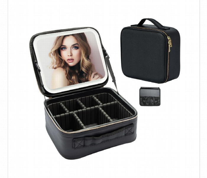 Led Makeup Mirror Handheld Makeup Box - Zoom Image 1