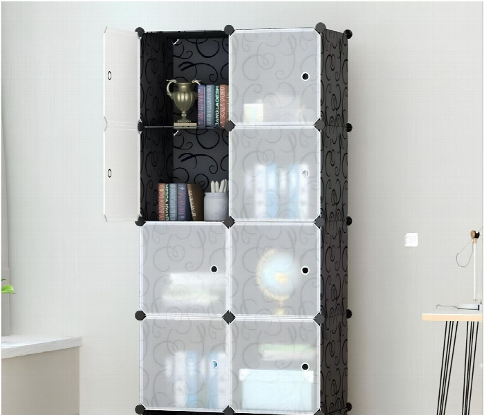 Portable Diy Plastic Wardrobe Cabinet - Zoom Image 2