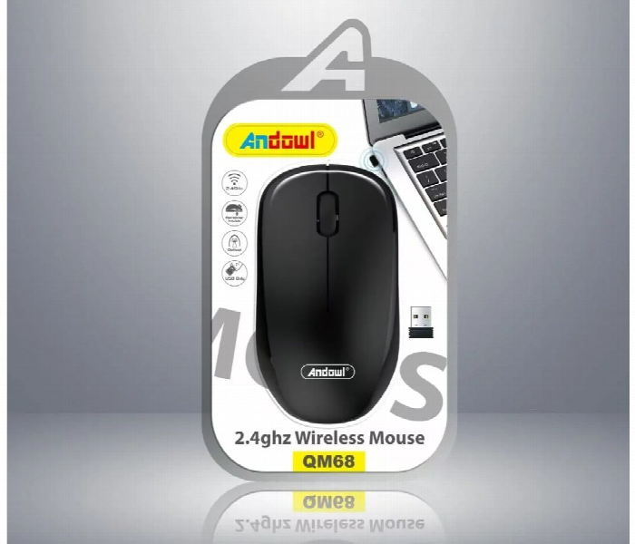 Andowl Wireless Optical Mouse Qm68 - Zoom Image