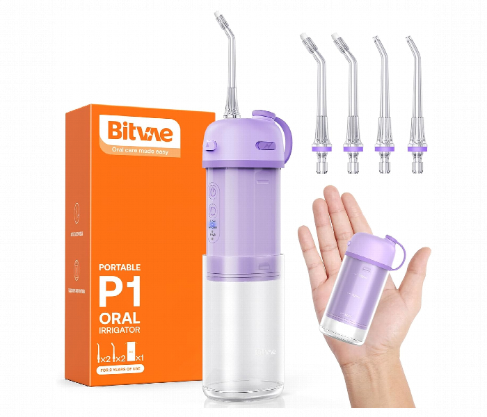 Bitvae P1 Portable Mini Water Flosser Lavender - Zoom Image