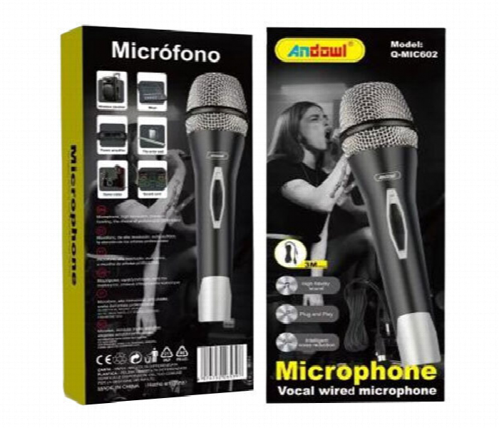 Andowl Q Mic602 Wired Microphone - Zoom Image 1