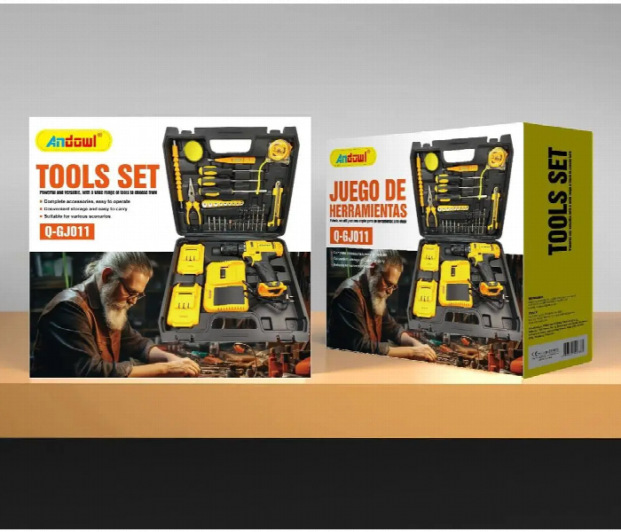 Andowl Drill Machine And Tool Set - Zoom Image 1