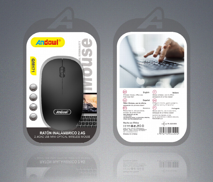 Andowl Wireless Mini Mouse Qm171 - Zoom Image 1