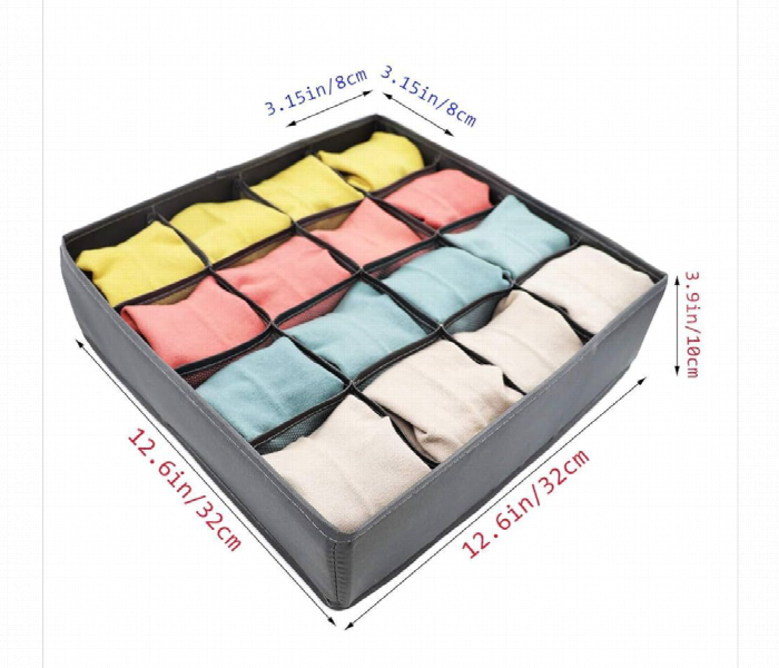 Foldable Compartment 2 Storage Boxes - Zoom Image 4