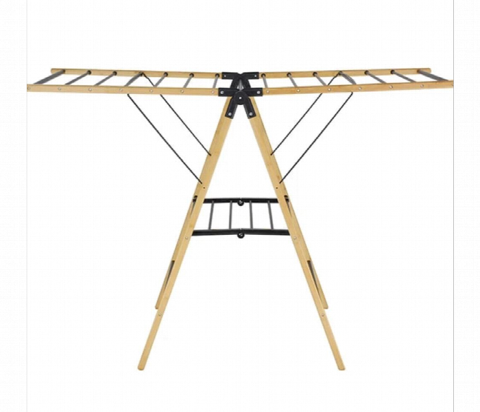 Foldable Wooden Clothes Drying Stand - Zoom Image 3