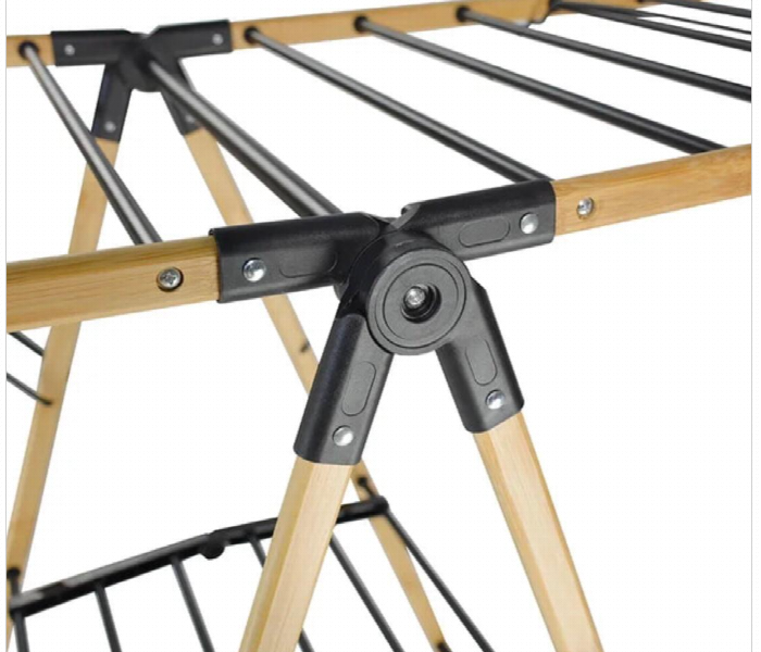 Foldable Wooden Clothes Drying Stand - Zoom Image 4