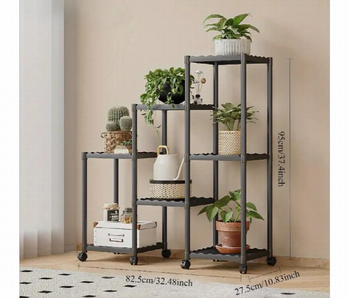 Durable Multifunctional Storage Flower Rack - Zoom Image 3