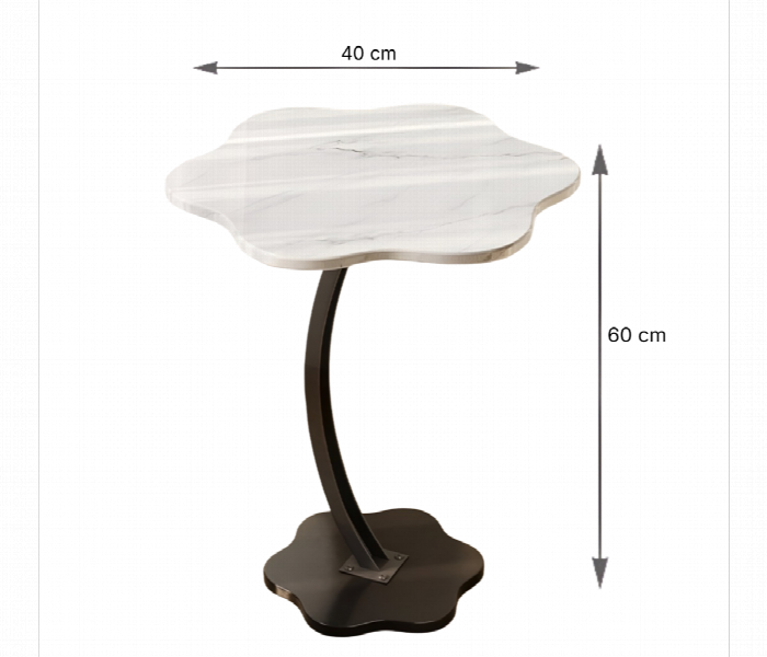 Stylish And Versatile Flower Shaped Coffee Table White - Zoom Image 5