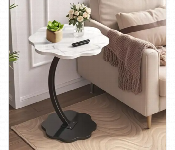 Stylish And Versatile Flower Shaped Coffee Table White - Zoom Image 1