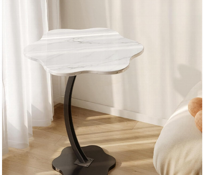 Stylish And Versatile Flower Shaped Coffee Table White - Zoom Image 2