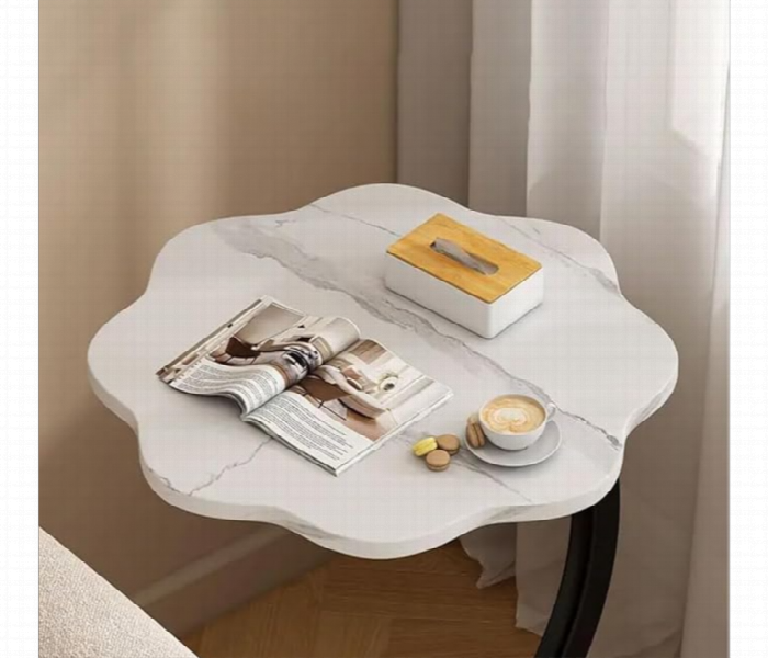 Stylish And Versatile Flower Shaped Coffee Table White - Zoom Image 3