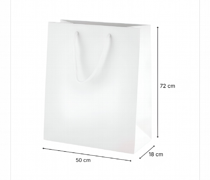 Medium Sized Stylish Paper Gift Bag Pink - Zoom Image 2
