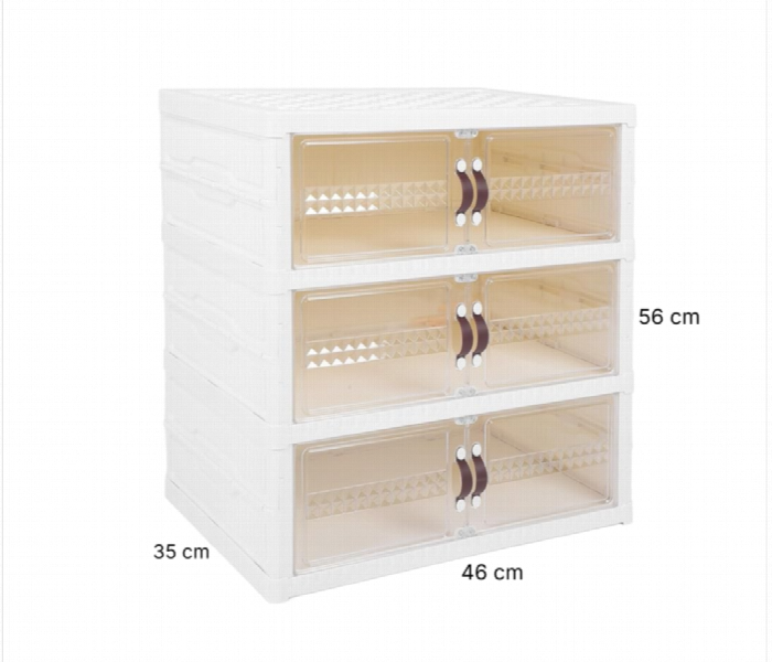 Telescopic Shoe Rack With 2 Column And 3 Layer - Zoom Image 4