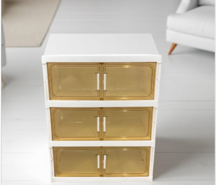 Telescopic Shoe Rack With 2 Column And 3 Layer - Zoom Image 3