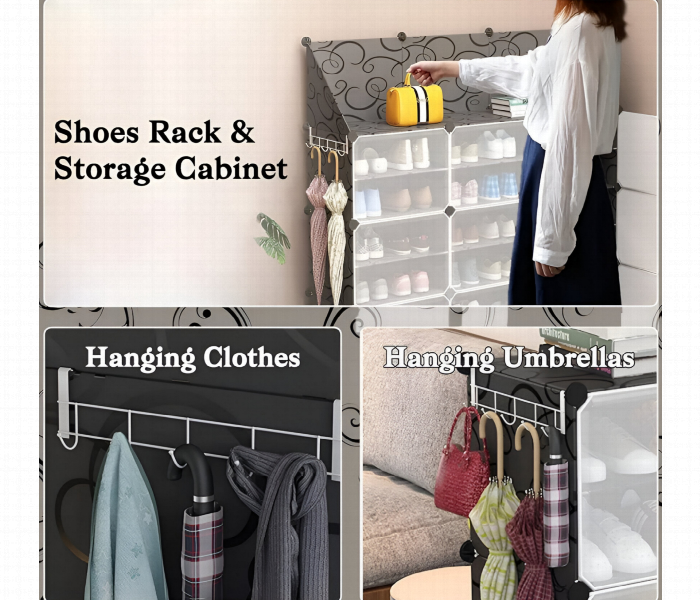 Shoe Rack With 2 Column 9 Layer  And 8 Doors - Zoom Image 4