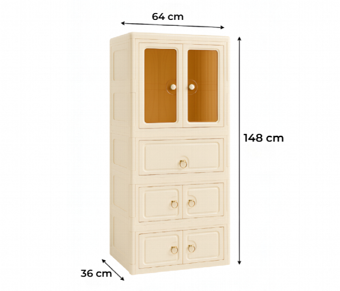Kids Modern Foldable Storage Wardrobe - Zoom Image 5