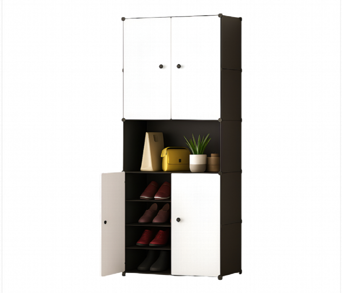 Durable Modular Shoe Rack With Wardrobe - Zoom Image 3