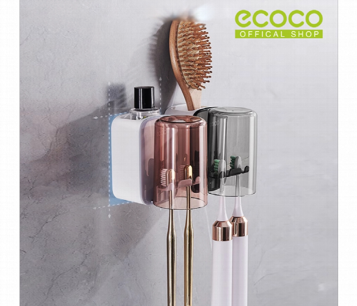 Ecoco Modern Tooth Brush Holder Cup Set - Zoom Image 4
