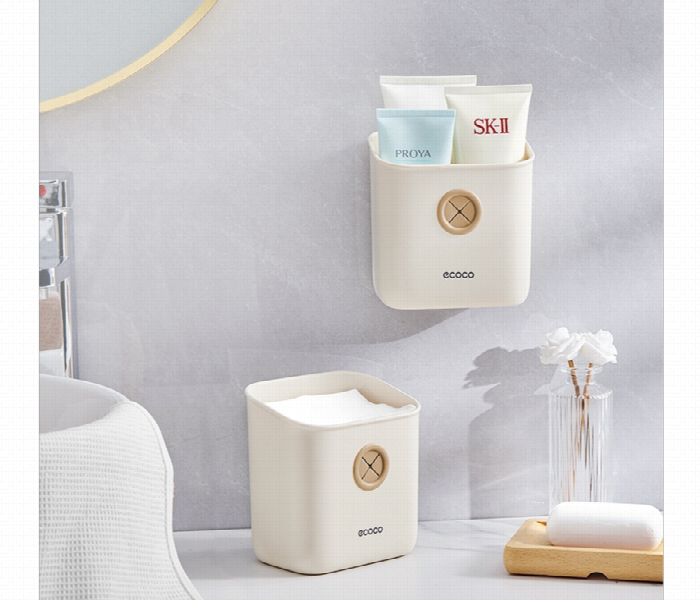 Ecoco Nail Free Wall Mounted Storage Box - Zoom Image 1