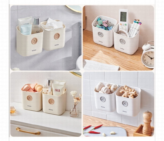 Ecoco Nail Free Wall Mounted Storage Box - Zoom Image 5