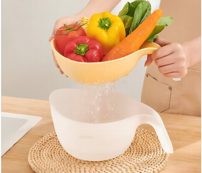 Ecoco Double Layer Drainage Basket - Zoom Image 2