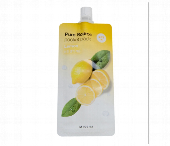 Missha Pure Source Pocket Pack  Lemon  10Ml - Zoom Image