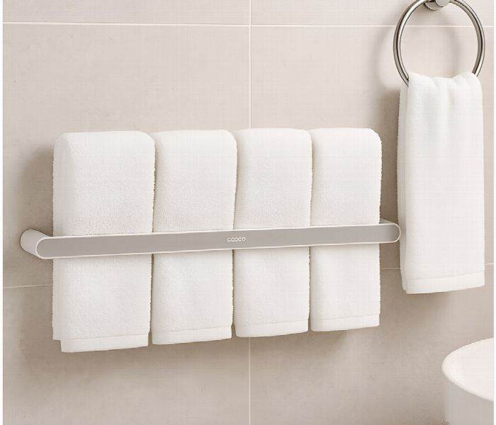 Ecoco Wall Mounted Towel Rack 68 Cm - Zoom Image 1