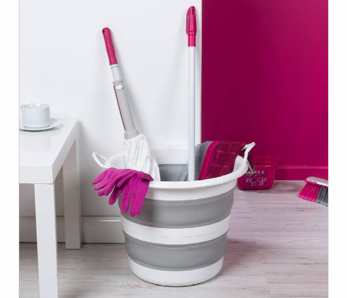 Foldable Bucket With Handle Multipurpose Collapsible Silicone Bucket - Zoom Image 4