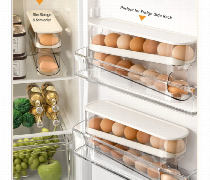 Rolling Egg Rack 2 Tier Automatic Egg Dispenser - Zoom Image 4