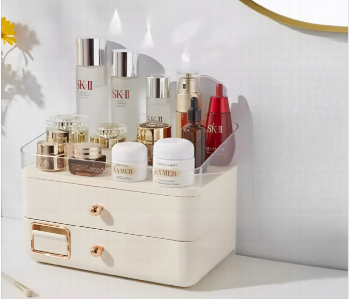 Cosmetic Storage Box Drawer Multi Functional Vanity Organizer - Zoom Image 2