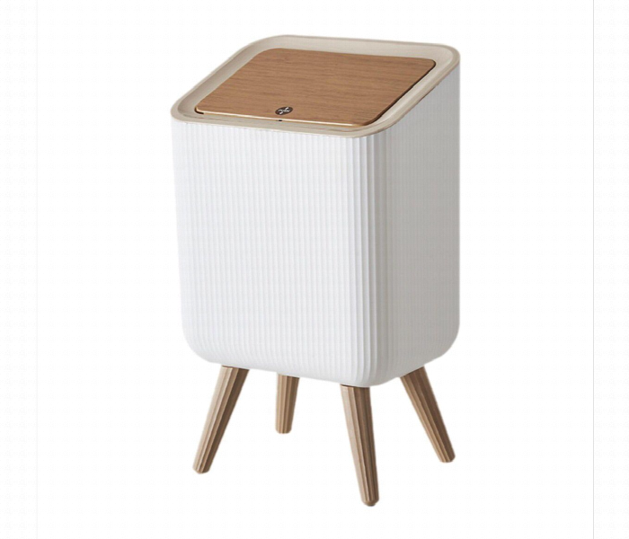 Trash Can Garbage Basket Press Type Lid - Zoom Image 5