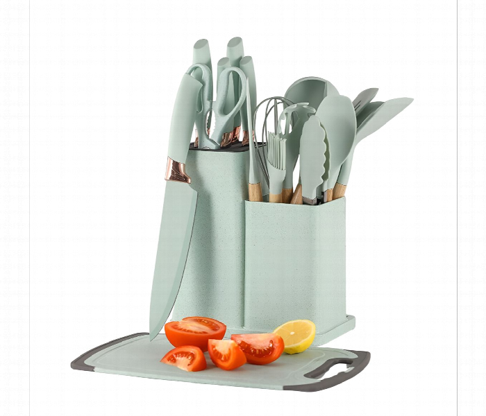 Kitchenware Set 19 Piece Green - Zoom Image 1