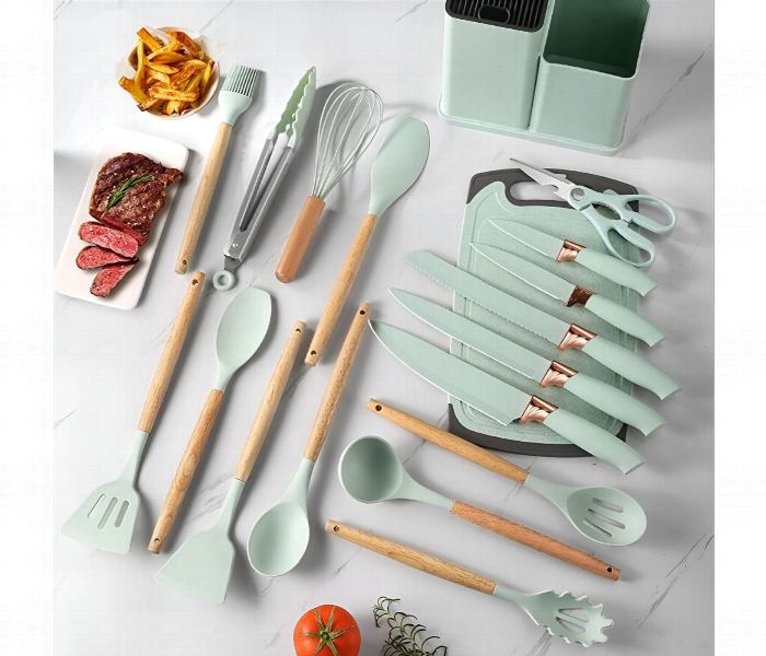 Kitchenware Set 19 Piece Green - Zoom Image 3