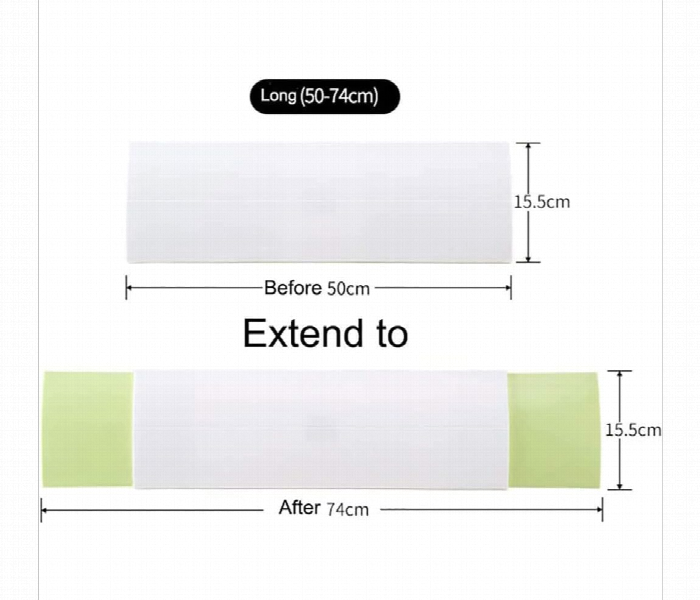 Retractable Adjustable Ac Windshield Deflector Anti Direct Blowing - Zoom Image 4