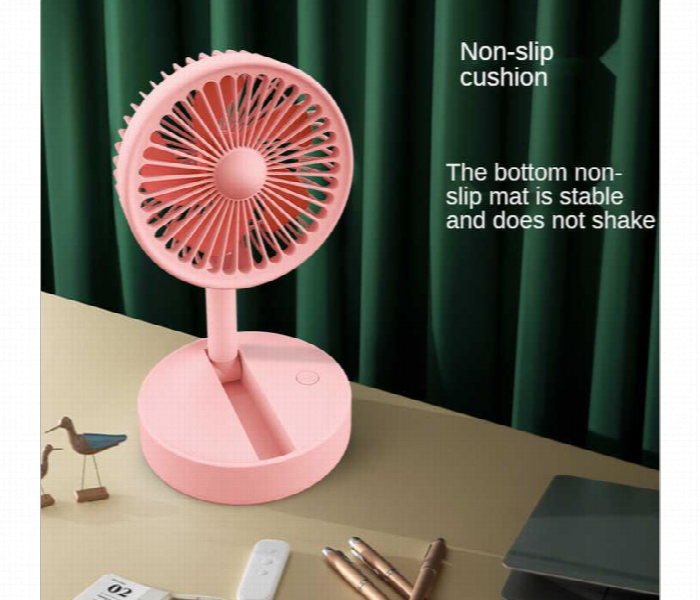 Mini Folding Desk Fan Usb Rechargeable Ej 81218 - Zoom Image 3