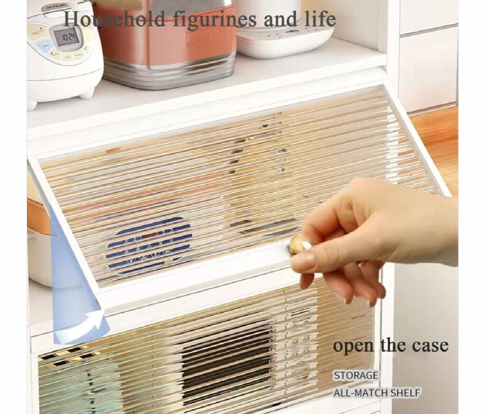Multifunctional 4 Layer Storage Cabinet - Zoom Image 4
