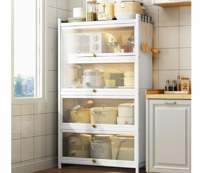 Multifunctional 4 Layer Storage Cabinet - Zoom Image 1