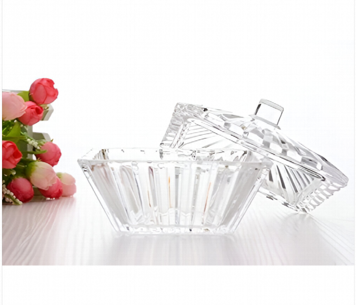 Multipurpose Clear Acrylic Candy Jar Box With Lid - Zoom Image 2