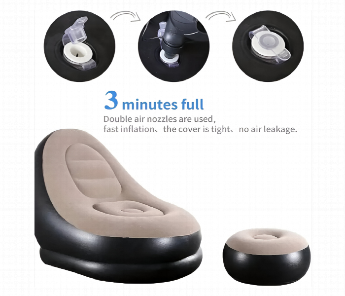 Portable Air Inflatable Chair Set - Zoom Image 4