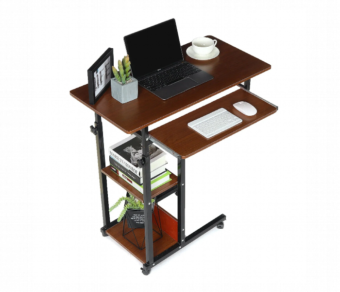 Laptop Table Shelves With Adjustable Keyboard Tray - Zoom Image 2